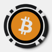 Bitcoin BTC Poker-Chips Logo-| Pokerchips (Rückseite)