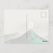 Bitcoin-Bull-Allzeithoch (ATH) Postkarte (Rückseite)