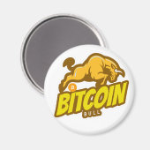 Bitcoin Bull run - Btc Crypto Magnet (Vorderseite/Rückseite)