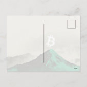 Bitcoin-Bullen-Allzeithoch (ATH) Feiertagspostkarte (Rückseite)