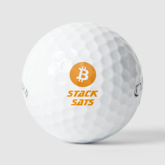 Bitcoin Callaway Supersoft Golf Ball (Vorderseite)