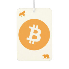Bitcoin Car Air Freshener Autolufterfrischer