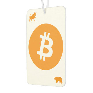 Bitcoin Car Air Freshener Autolufterfrischer