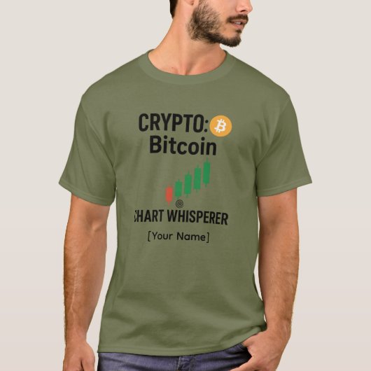 Bitcoin Chart Whisperer Custom Tee (Vorderseite)