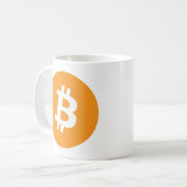 Bitcoin Classic Logo Coffee Cup Kaffeetasse (Vorderseite Links)