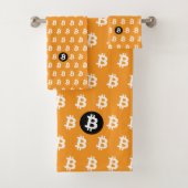 Bitcoin Classic Orange Badhandtuch Set (Insitu)