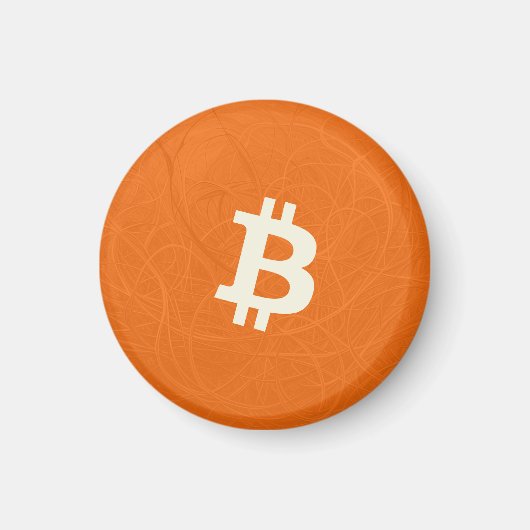Bitcoin Classic Orange (Neuron) Magnet (Vorne)