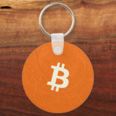 Bitcoin Classic Orange (Neuron) Schlüsselanhänger (Rückseite)