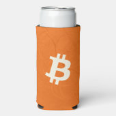 Bitcoin Classic Orange (Neuron) Selters Dosenkühler (Seltzer Vorderseite)
