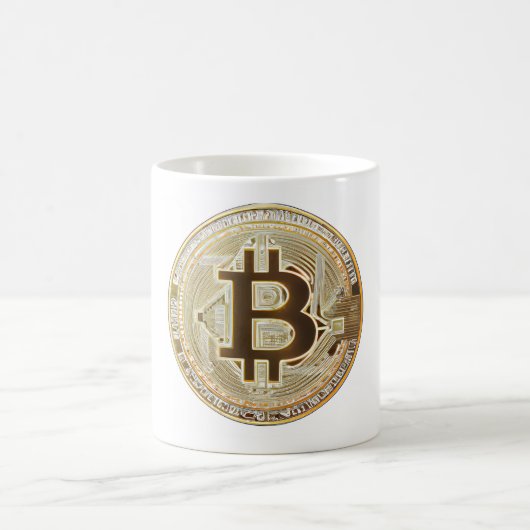 Bitcoin Coin Kaffeetasse (Mittel)