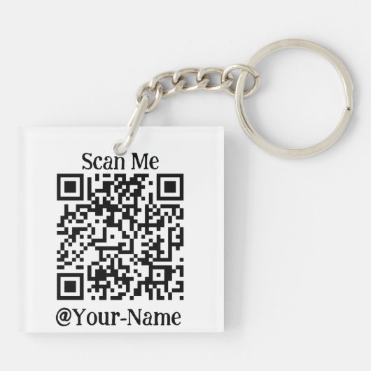 BITCOIN-Crypto Astronaut-Qr-Code Schlüsselanhänger (Rückseite)