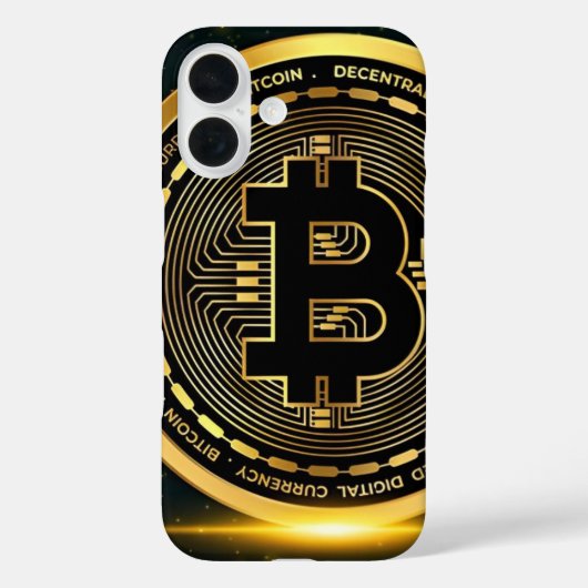 Bitcoin Crypto- Case-Mate iPhone Hülle (Rückseite)