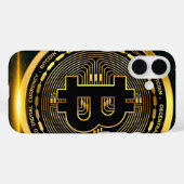 Bitcoin Crypto- Case-Mate iPhone Hülle (Rückseite (Horizontal))