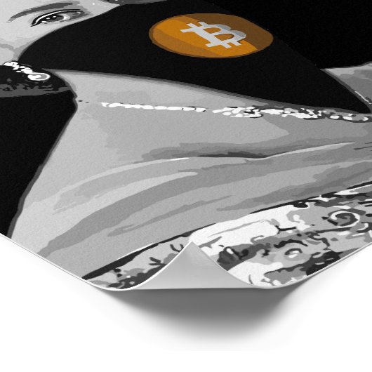 BITCOIN CRYPTO-CRYPTO-QUEEN POSTER (Ecke)