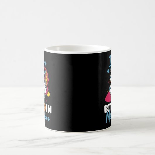 Bitcoin Crypto Future Bitcoin Millionaire Rocket Kaffeetasse (Mittel)