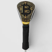Bitcoin Crypto- Golf Headcover (Vorderseite)