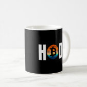 Bitcoin Crypto Hodl Text Kryptowährung Einfach Gel Kaffeetasse (VorderseiteRechts)
