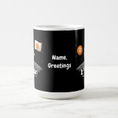 Bitcoin Crypto Moon Astronaut Design BTC Kaffeetasse (Mittel)