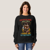 Bitcoin Crypto-Vater wie ein normaler Vater Sweatshirt (Vorne ganz)