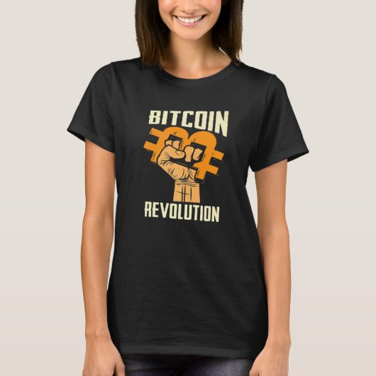 Bitcoin Cryptocurrency BTC Revolution Bitcoin Trad T-Shirt (Vorderseite)