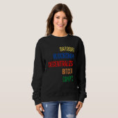 Bitcoin Cryptocurrency Crypto Satoshi Nakamoto Blo Sweatshirt (Vorne ganz)