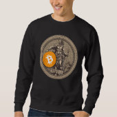 Bitcoin Cryptocurrency Sweatshirt (Vorderseite)
