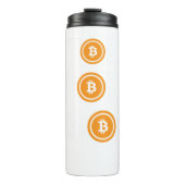 Bitcoin Cryptowährung BTC Crypto Ethereum Geschenk Thermosbecher (Vorderseite)