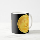 Bitcoin Cryptowährung Trader Crypto Blockchain Bt Kaffeetasse (VorderseiteRechts)