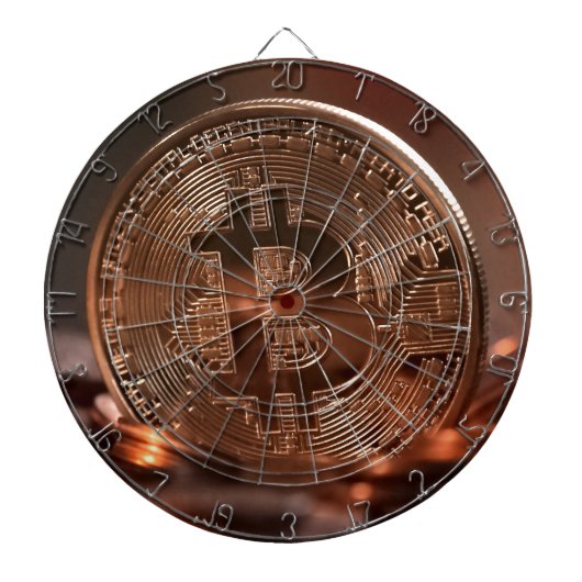 Bitcoin Dartscheibe (vorne)