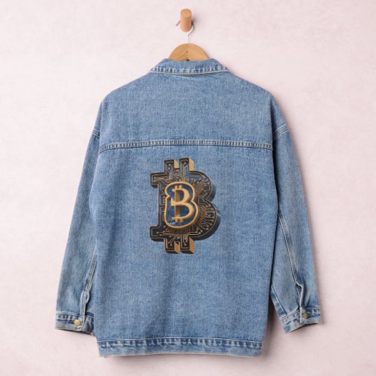 BITCOIN-DESIGN JEANSJACKE (Hangar)
