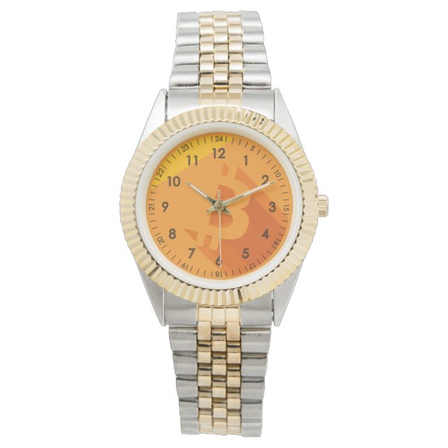 Bitcoin Designer Watch Armbanduhr (Vorderseite)