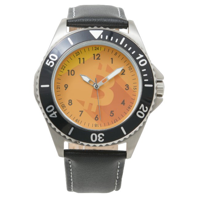 Bitcoin Designer Watch Armbanduhr (Vorderseite)