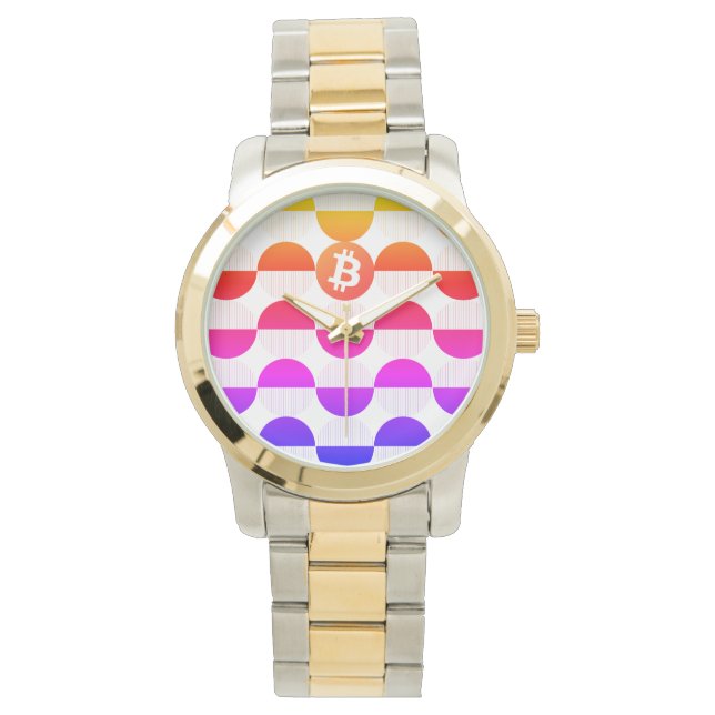 Bitcoin Designer Watch Armbanduhr (Vorderseite)