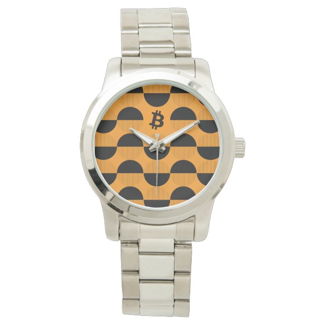Bitcoin Designer Watch Armbanduhr (Vorderseite)