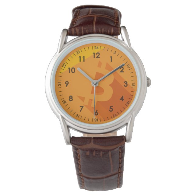 Bitcoin Designer Watch Armbanduhr (Vorderseite)