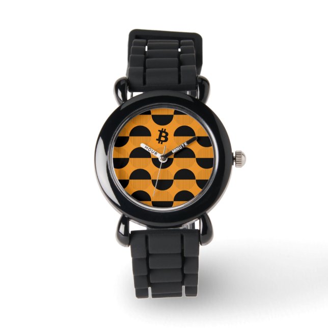 Bitcoin Designer Watch Armbanduhr (Vorderseite)