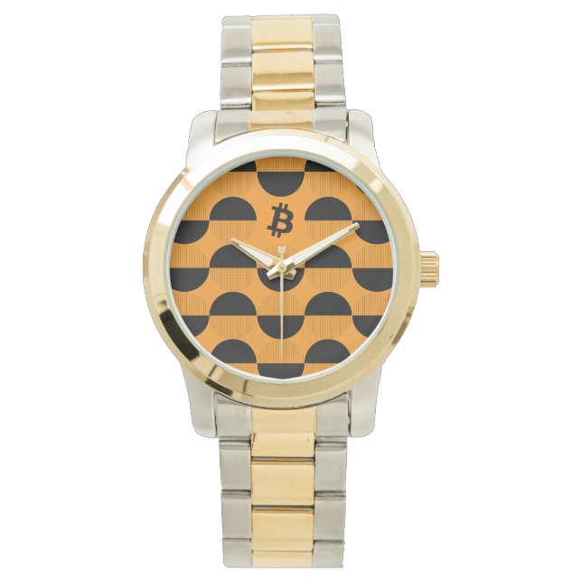 Bitcoin Designer Watch Armbanduhr (Vorderseite)