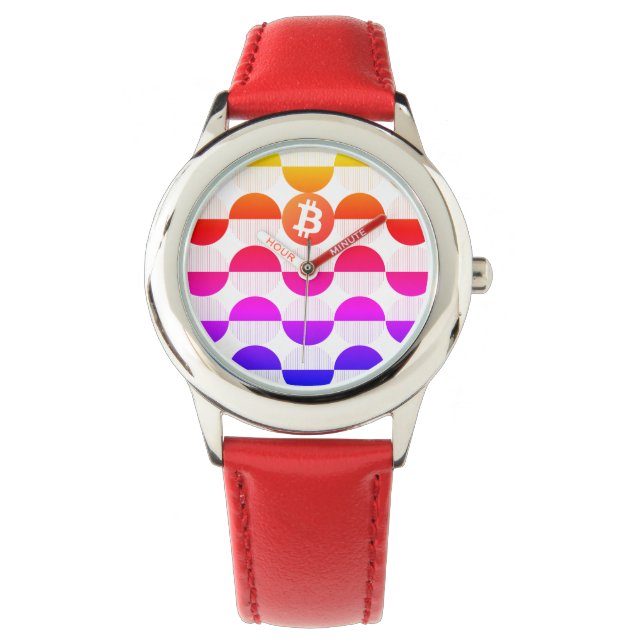 Bitcoin Designer Watch Armbanduhr (Vorderseite)