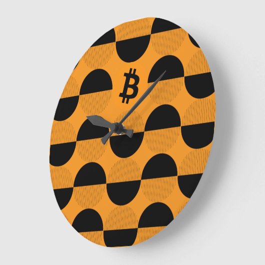 Bitcoin Designer Watch Große Wanduhr (Winkel)
