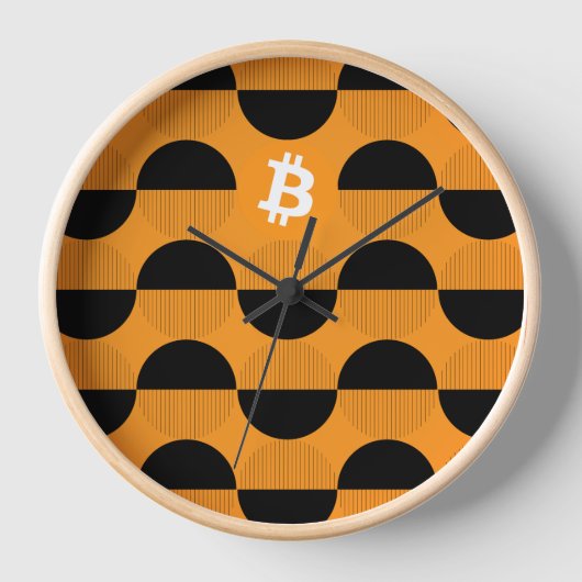 Bitcoin Designer Watch Uhr (Vorderseite)