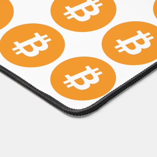 Bitcoin Desk Mat Schreibtischunterlage (Ecke)