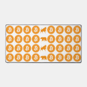 Bitcoin Desk Mat Schreibtischunterlage (Vorderseite)