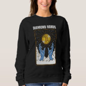 Bitcoin Diamond Hand Meme Crypto Hodl WSB Sweatshirt (Vorderseite)