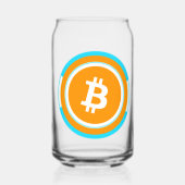 Bitcoin Dosenglas (Vorderseite)