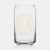 Bitcoin Dosenglas (Rückseite)