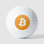 Bitcoin Dozen Golf Balls Golfball (Vorderseite)