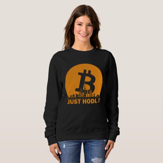Bitcoin Dubai Skyline  Dubai Bitcoin Maximalist Sweatshirt (Vorne ganz)