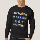 Bitcoin El Salvador Kryptowährung Crypto Btc Lega Sweatshirt (Vorderseite)