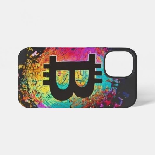 "Bitcoin Enthusiast iPhone Cover Hülle (Rückseite (Horizontal))