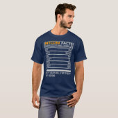 Bitcoin-Factsheet T-Shirt (Vorne ganz)